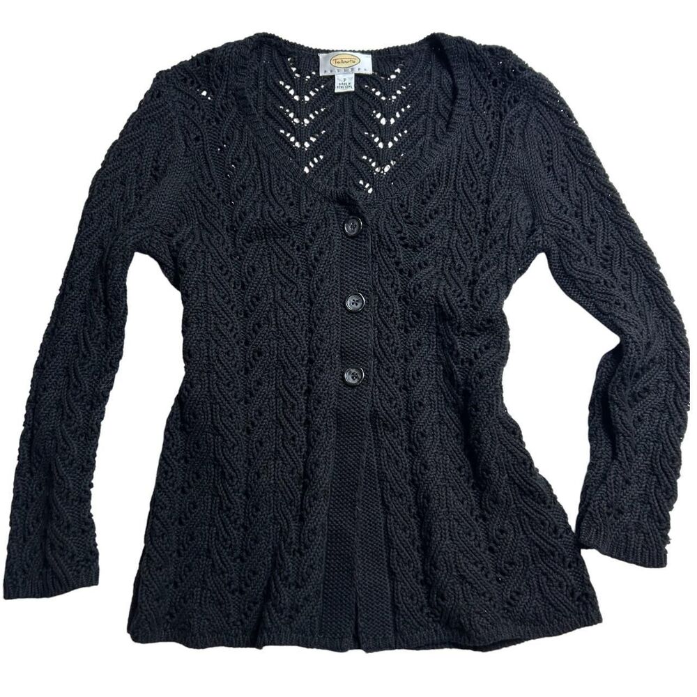 Women's Black knitted Blouse